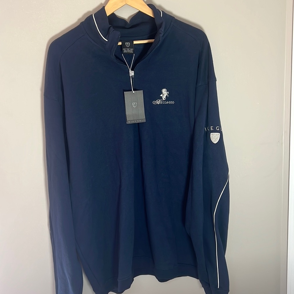 Vintage NWT Nike Golf Bellagio 3/4 zip pullover